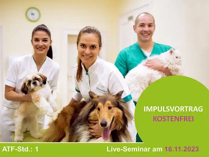KOSTENFREI - Online-Seminar-Reihe zum Berufseinstieg: Tierärzt:in aus Leidenschaft: Impulsvortrag
